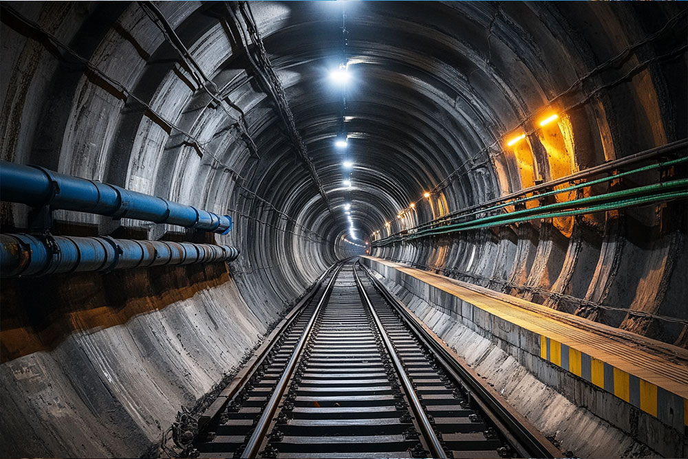 Proyecto de t&uacute;nel ferroviario r&aacute;pido